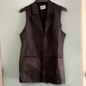 Leather vest